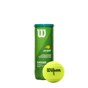 Tubo Pelotas de Tenis Transicion Wilson US Open Punto Verde x3